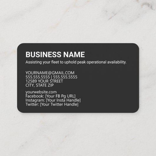 ATM-Kaart Visitekaartje (Achterkant)