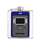 ATM Machine Flask Heupfles (Voorkant)