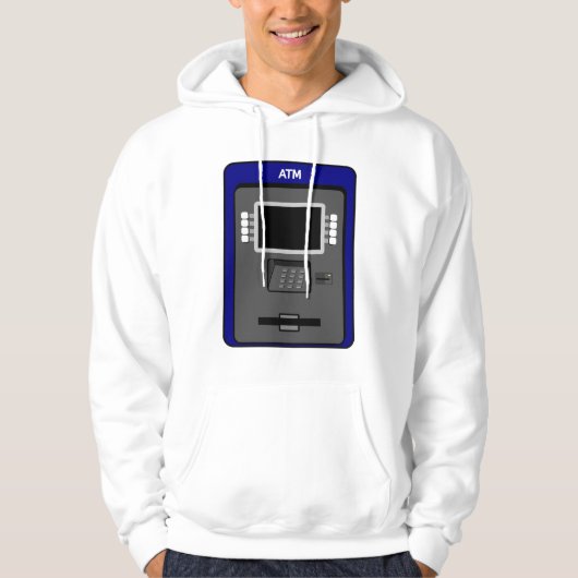 ATM Machine Mannen Hoodie (Voorkant)
