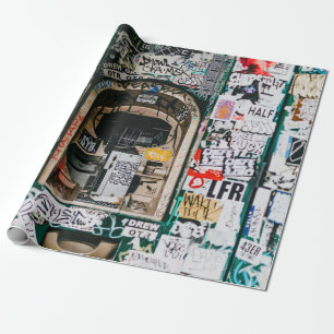 ATM-MACHINE MET GRAFFITI CADEAUPAPIER