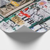 ATM-MACHINE MET GRAFFITI CADEAUPAPIER (Hoek)