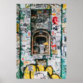 ATM-MACHINE MET GRAFFITI POSTER (Voorkant)