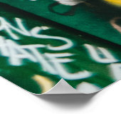 ATM-MACHINE MET GRAFFITI POSTER (Hoek)