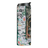 ATM-MACHINE MET GRAFFITI THERMOSBEKER (Gedraaid links)