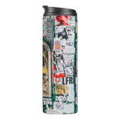 ATM-MACHINE MET GRAFFITI THERMOSBEKER (Geroteerd rechts)