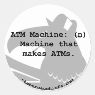 ATM Machine Sticker
