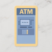 ATM-machine Visitekaartje (Voorkant)