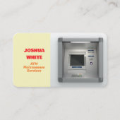 ATM-machine Visitekaartje (Voorkant)