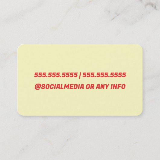 ATM-machine Visitekaartje (Achterkant)