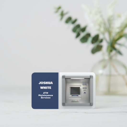 ATM-services Visitekaartje (Staand voorkant)