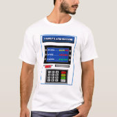 ATM T-SHIRT van FAMILIE - HUMOR - MACHINE EN KAART (Voorkant)
