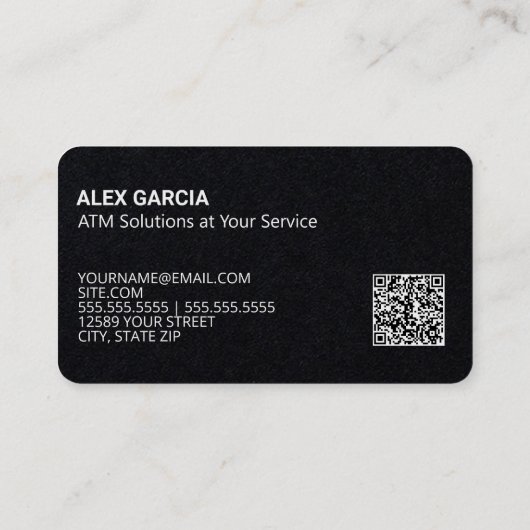 ATM-technicus QR Visitekaartje (Achterkant)