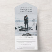 Atmosfeer in één weddenschap met RSVP All In One Uitnodiging (Binnen)