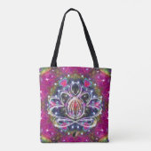Atmosferisch Zen Lotus Tote Bag (Achterkant)