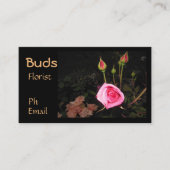 Atmosferische rosebud >Professionele Kaarten Visitekaartje (Voorkant)