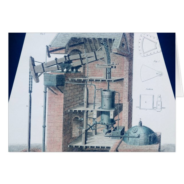 Atmosferische stoommotor (Voorkant Horizontaal)