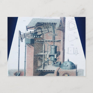 Atmosferische stoommotor briefkaart