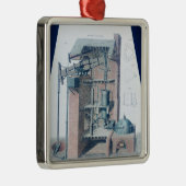 Atmosferische stoommotor metalen ornament (Rechts)