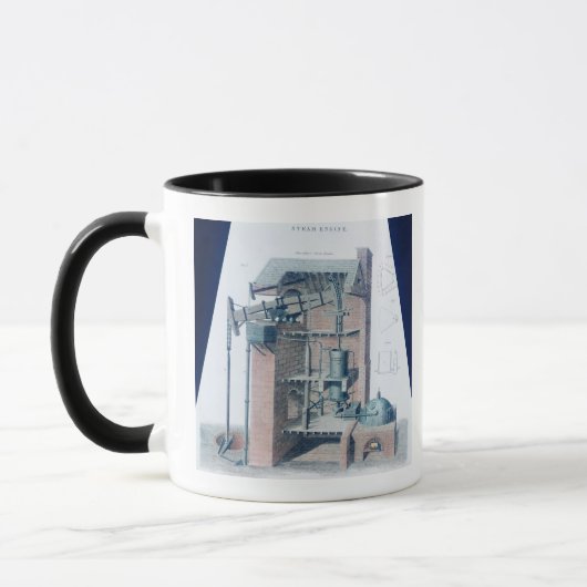 Atmosferische stoommotor mok (Links)