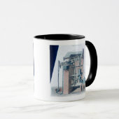 Atmosferische stoommotor mok (Voorkant rechts)