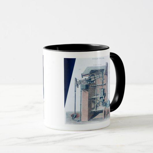 Atmosferische stoommotor mok (Voorkant rechts)