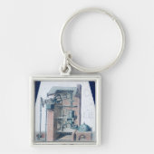 Atmosferische stoommotor sleutelhanger (Voorkant)