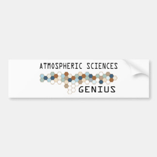 Atmosferische Wetenschappen Genie Bumpersticker
