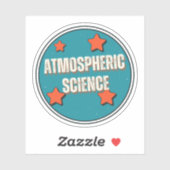 atmosferische wetenschappen sticker (Vel)