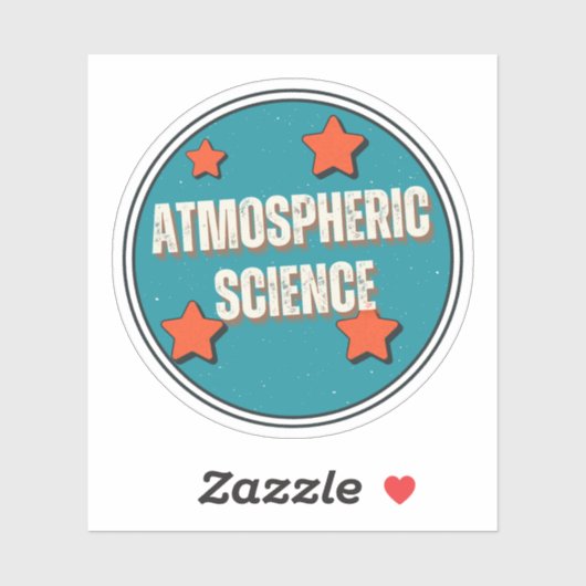 atmosferische wetenschappen sticker (Vel)