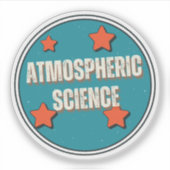 atmosferische wetenschappen sticker (Voorkant)
