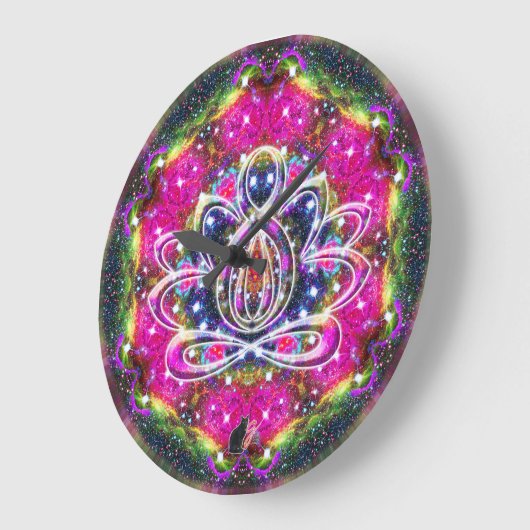 Atmosferische Zen Lotus Clock Grote Klok (Hoek)