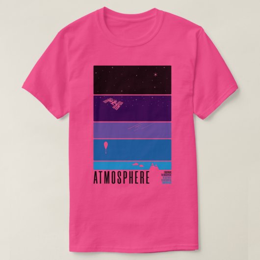 Atmosphere Layers Design T-shirt (Design voorkant)
