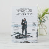 Atmosphere Vertical Photo Weddenation Kaart (Staand voorkant)