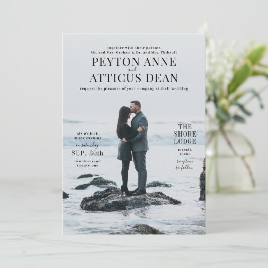 Atmosphere Vertical Photo Weddenation Kaart (Staand voorkant)