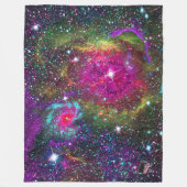 Atmospheric Star Field Fleece Blanket (Voorkant)