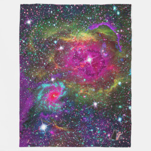 Atmospheric Star Field Fleece Blanket Deken