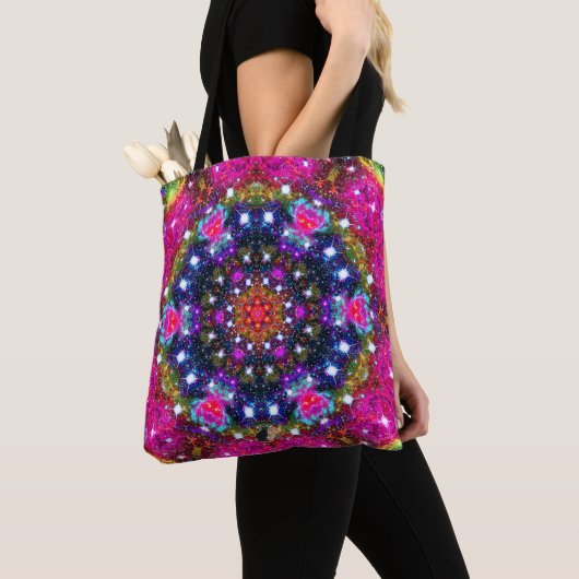 Atmospheric Stellar Kaleid Tote Bag (Dichtbij)