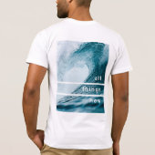 ATN Mannen T-shirt Blauwe Golf (Achterkant)