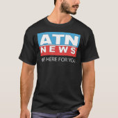 ATN News - We zijn hier voor jou! (Klassieke Logo) T-shirt (Voorkant)