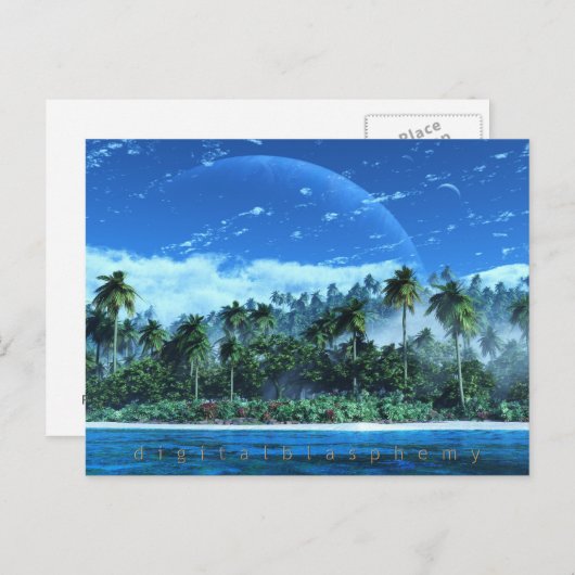 Atoll Briefkaart (Voorkant / Achterkant)