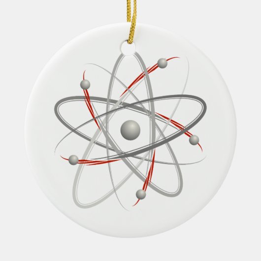 Atom (002) keramisch ornament (Voorkant)