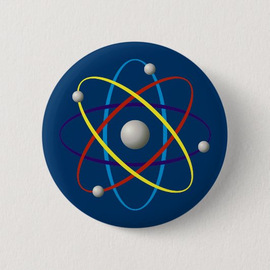 Atom (005) ronde button 5,7 cm (Voorkant)