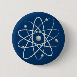 Atom (007) ronde button 5,7 cm