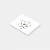 Atom 2 post-it® notes (Schuin)
