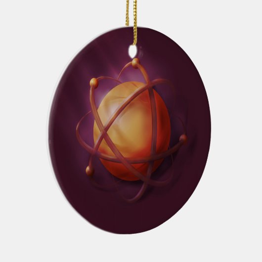 Atom 3d Ornament (Rechts)