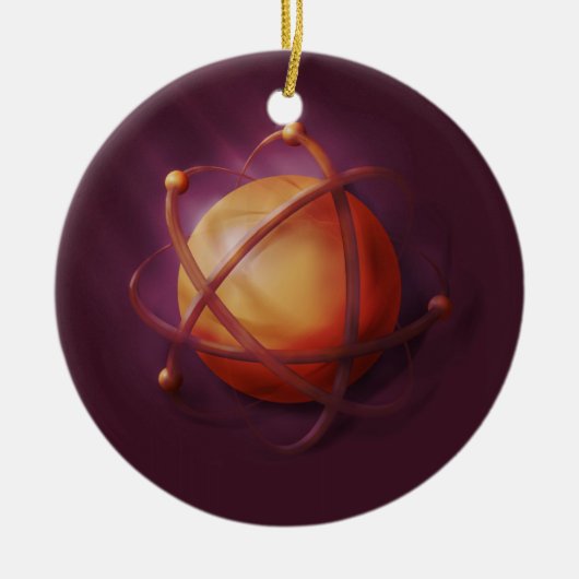 Atom 3d Ornament (Voorkant)