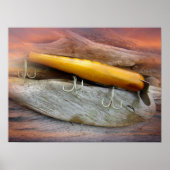 Atom A40  zout water Vist Lure Poster (Voorkant)