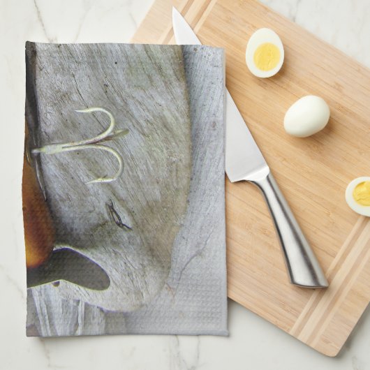 Atom A40  zout water Vist Lure Theedoek (Quarter Fold)