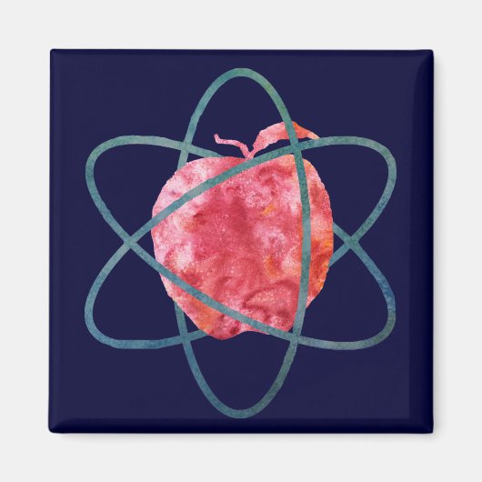 Atom Apple Magneet (Voorkant)