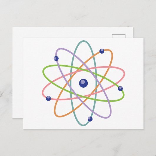 Atom Briefkaart (Voorkant / Achterkant)